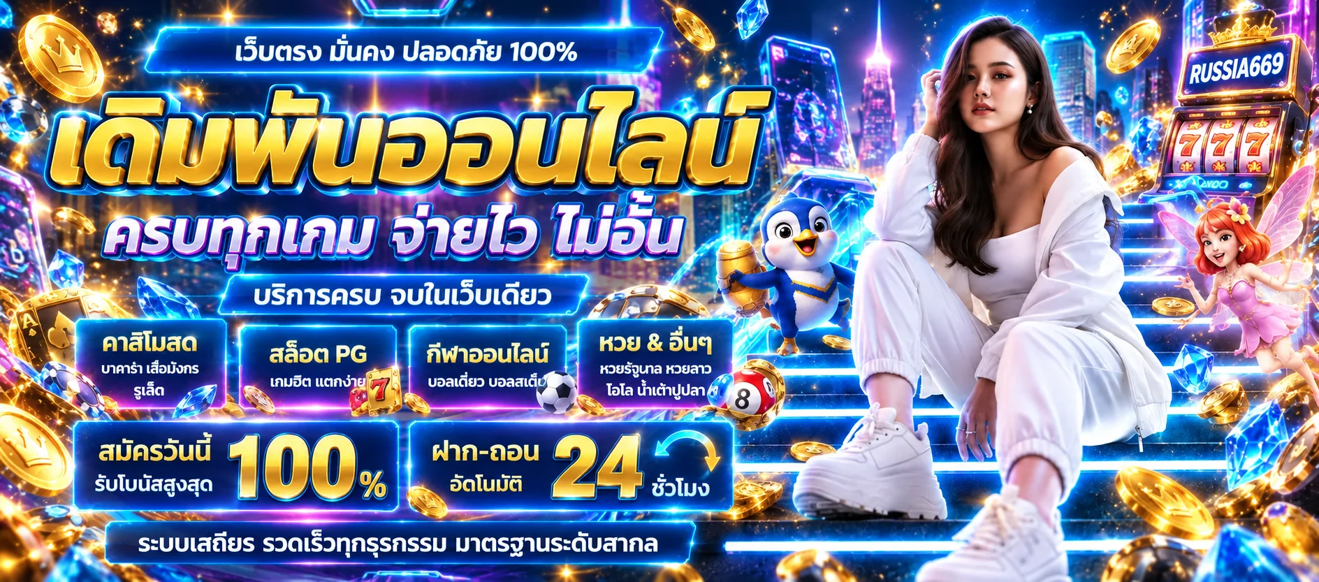 RUSSIA669 สล็อตออนไลน์ PG Soft สำหรับมือถือ